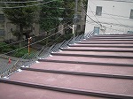 一戸建屋根の剣山器具施工